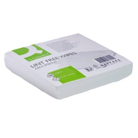 Q-Connect Lint Free Wipes 200 x 200 mm (Pack of 100)