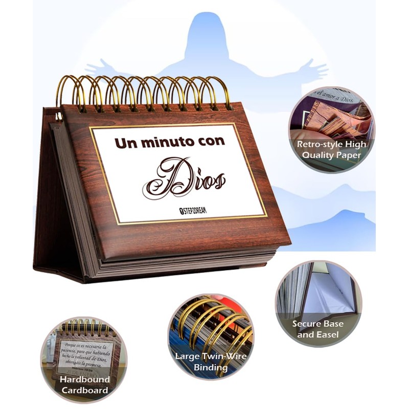 Spanish Christian Daily Flip Calendar: 366 Bible Verses for Daily