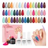 24 Geles Esmalte Para Uñas Gama De Uv Semipermanente Juemel