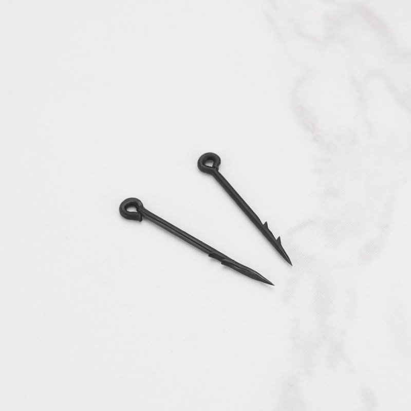 ECSiNG 60pcs Metal Bait Spike Carp Fishing Hook Fishing Hooks