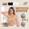DD DEMOISELLE Bandeau Bras, Wireless Bras Strapless Bra for Women,