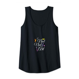 I Nail Nail Art Lover Manicurist Groomer Cosmetics Acrylic Tank Top