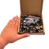 SKIR'CO Pack of 50 Large Flange Aluminium Blind Rivets 4.8