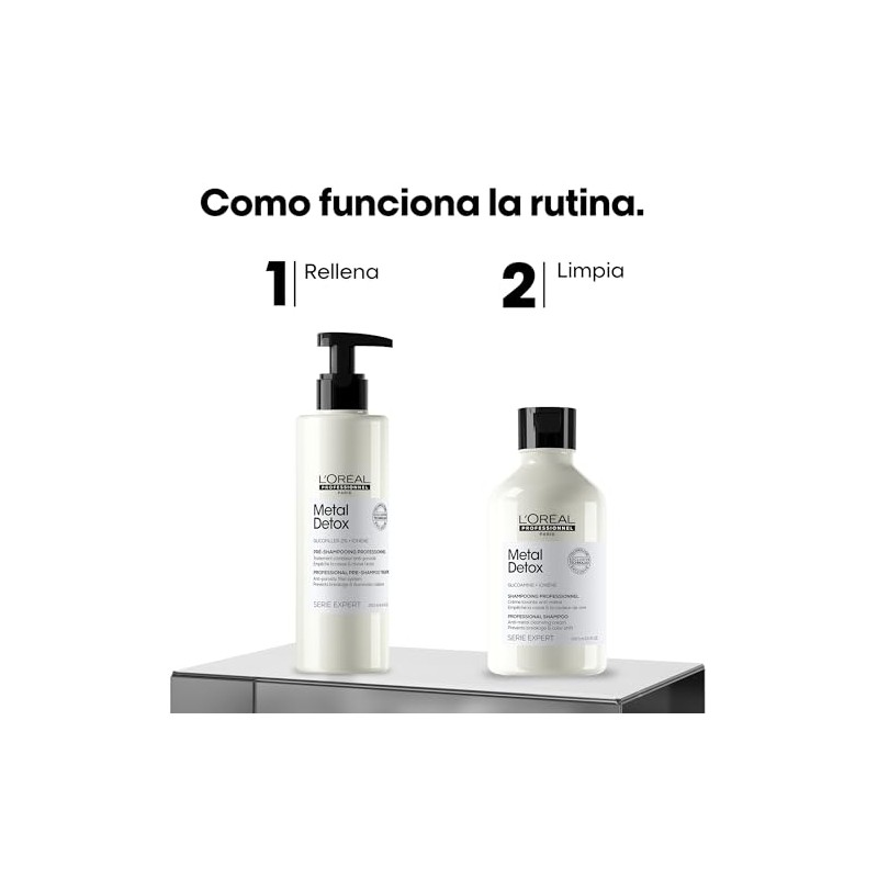 L'Oréal Professionnel Metal Detox Kit Pre-Shampoo+Shampoo