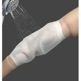 Waterproof PICC line Protector Bandage Cover for Chemotherapy Shower, Elbow Middle Arm Cast Sleeve, (S)