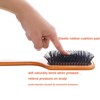 Air Cushioned Hair Brush Snag Free Wooden Hairbrush Anti Static