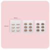 ANNAFRIS 6 Pairs Removable Eyelids with Lashes, Replaced Eyelid Mannequin