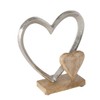 BOLTZE Carolyn Decorative Stand Aluminium Silver 22 x 18 cm