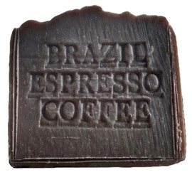 Brazilian Espresso Scrub Soap with Coffee Butter and Vanilla Handcrafted Soap