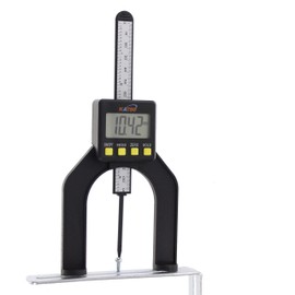 Depth Gauge, KATSU 0-80 mm Profile Depth Gauge, Digital Depth Gauge, Height and Depth Measuring Tool for Trimmers, Routers, Woodworking, Milling Cutter, Table Saw - Large Screen