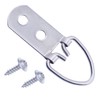 Heavy Duty D Ring Picture Hangers with Screws, 20 Pcs