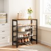 HOOBRO Shoe Rack, 5-Tier Shoe Storage Unit Flat & Slant