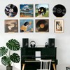 twinklemon 8PCS Vinyl Record Shelf Wall Mount Album Record Holder