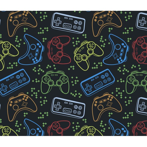 Video Game Gift Wrap Gamer Present Wrapping Paper 30 x 20 Inch (3 Sheets)