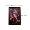 St. Michael Vanquishing Satan Religious Angel Morale Patch, Tactical Military