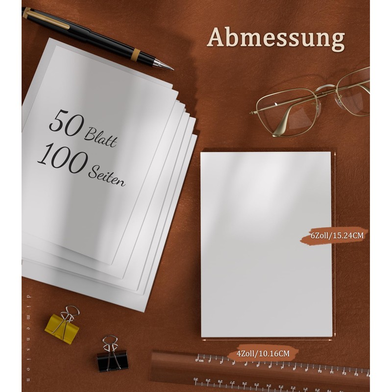 10 Pieces Notepad A6 Notepads Small Writing Pad A6 White