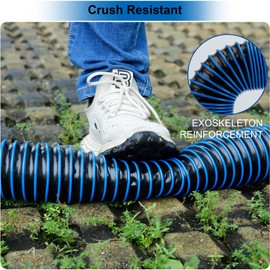 20 FT RV Sewer Hose, Sewer Hose for RV Camper - Includes 2 Attachable 10 ft Sewer Hose kit with Swivel Fitting, 90 Degree Clear View Sewer Adapter, and 4 Storage Caps
