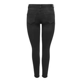 ONLY Female Skinny Jeans ONLWAUW Medium Waist Skinny Fit Jeans, Washed Black