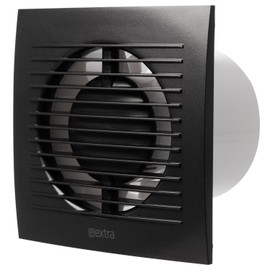 Steinberg14 Extractor Fan Diameter 100 mm Anthracite Bathroom Fan Fan for Ventilation in Bathroom and Toilet Against Moisture