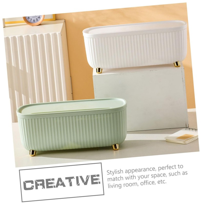 LABRIMP Home Cable Management Box with Lid Durable Storage Bin
