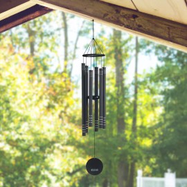 Unbranded 43"Long Black Traditional Tuned Wind Chime  Ornament Home Decor Unique Gift