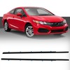 Weatherstrip Window Moulding Trim Seal Belt Kit Compatible with Honda