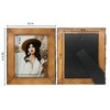 IKEREE 8x10 Picture Frames with Bark Edges, Rustic Wood Photo