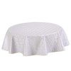 Home Direct Round Embossed Oilcloth PVC Wipe Clean Tablecloth Table