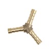 ACROPIX Universal Y Shape 5mm Gold Tone Brass Barb Hose