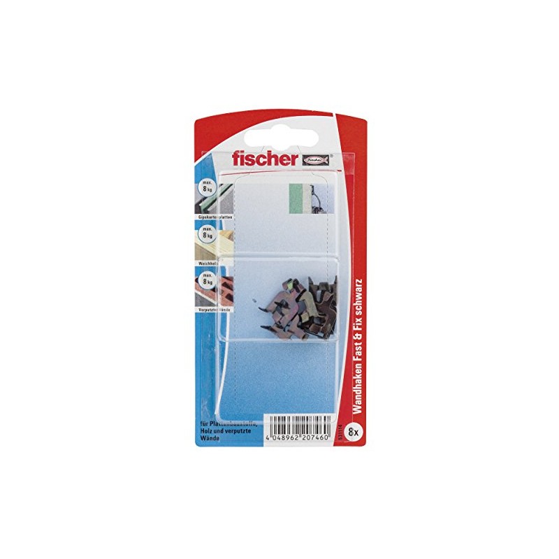 fischer 531114 self-service card, contents: 8 x Fast & Fix