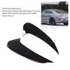 Pair of Rear Bumper Air Vent Spoiler Splitter Glossy Black