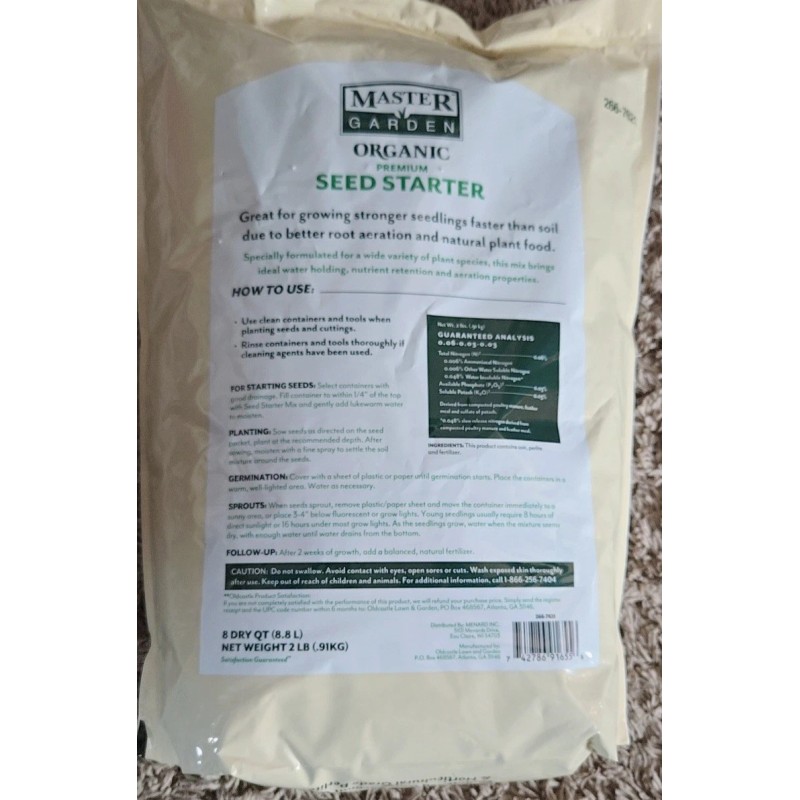 Master Garden NEW ORGANIC PREMIUM Coconut Coir Seed Starter PLANT