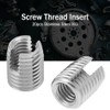 SUS303 Stainless Steel Threaded Inserts, Self-Tapping Slot Thread Insert Nuts