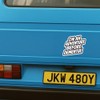 Funny Campervan Sticker – On an Adventure Before Dementia –