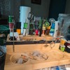 Raprance Wooden Fly Tying Fishing Kit Organizer Fly Tying Tool