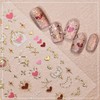 1 Sheet Heart Nail Art Stickers Decals Self-Adhesive Star Nail