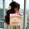 1Pc White Large Hair Clip for Thick Hair, Girls Claw,Big