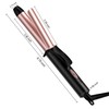 FARERY Travel Curling Iron for Short Hair, 3/4 Inch, Dual