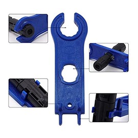 Rita Pro Shop® MC4 Connector Dedicated Tool Spanner Wrench Set of 2 Blue Solar Panel Tightening Removal Tool