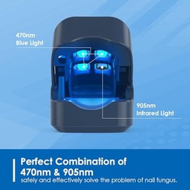 Nail Fungus Light for Toenail Repair for Discolored, Thickened, Home Use Nail Fungus, Safe and Highly Effective Blue
