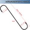 JatilEr S Hooks Large 9 Inch Pack of 6 Hooks