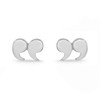Boma Jewelry Sterling Silver Quotation Mark Stud Earrings