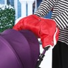 Red Thickened Soft Comfortable Warm Baby Stroller Gloves Winter Stroller