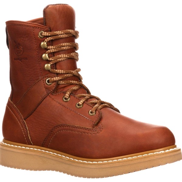 Georgia mens G8152 Georgia Wedge Work Boot, Barracuda Gold, 9.5