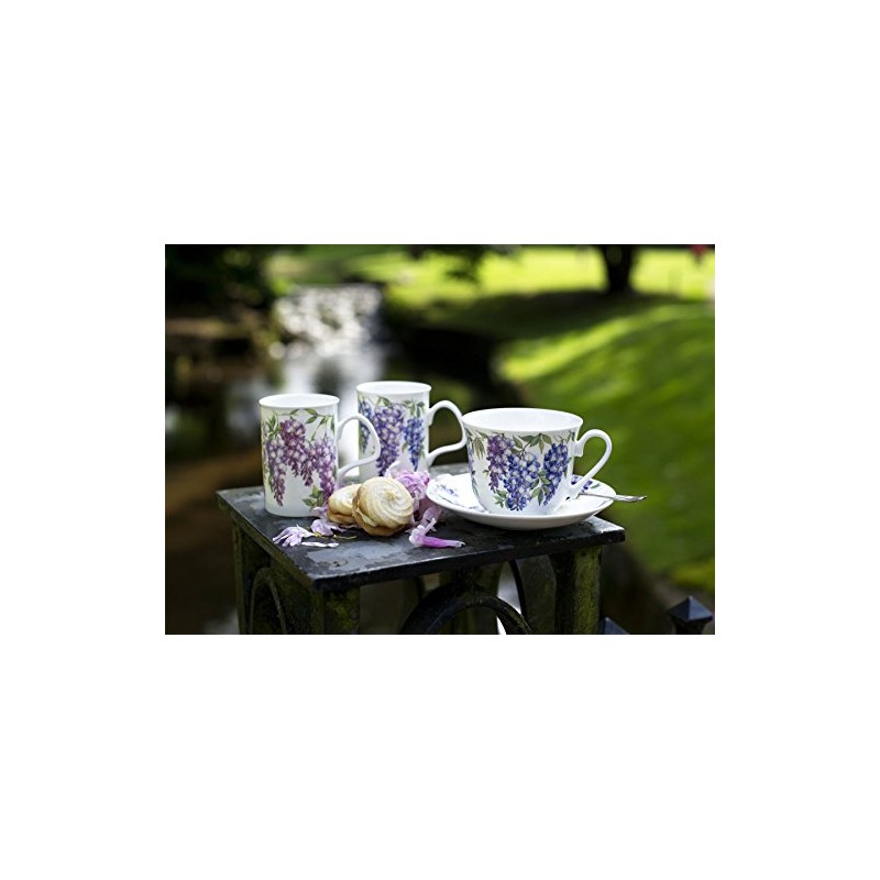 Roy Kirkham Wysteria Breakfast Cup and Saucer