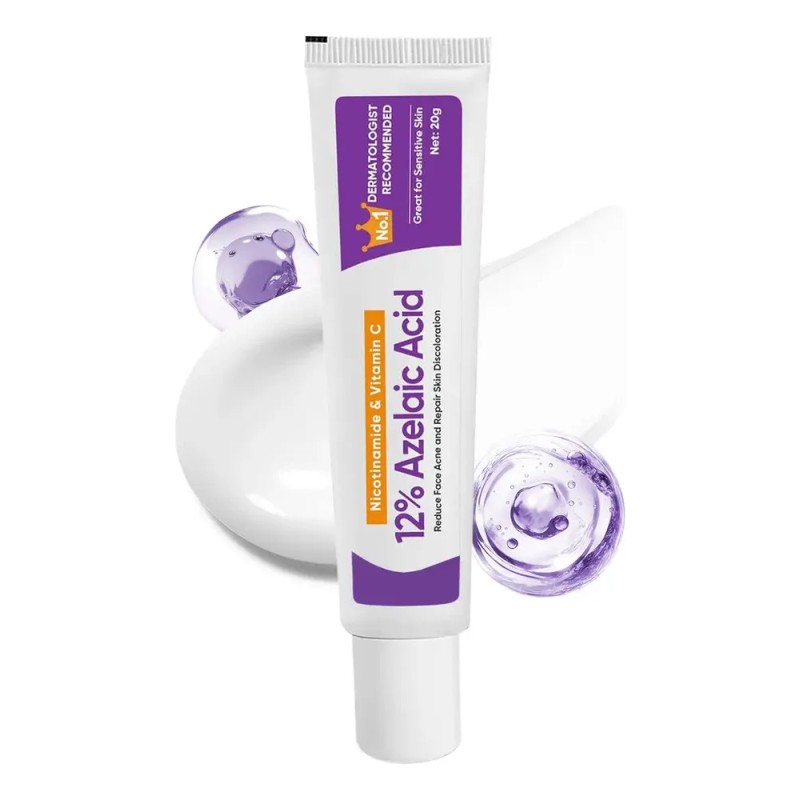 Suero Facial Con Ácido Azelaico 12% Niacinamida Y Vitamina C