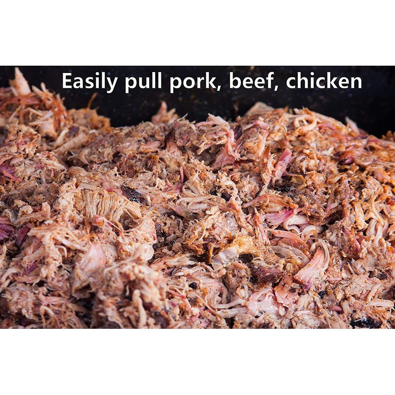 BBQ-PLUS Stainless Steel Pork Puller Used with Standard Hand Drill