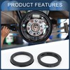 INFINAUTO Hub Centric Rings,56.6mm ID 73.1mm OD Car Wheel Hubrings