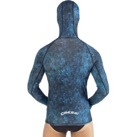 Cressi Unisex Hunter Hooded Rush Guard Top Rash Guard Shirt with Hood for Water Sports