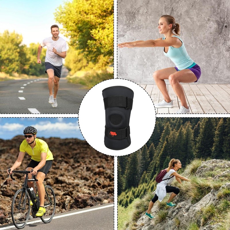 Volleyball Knee Pads, Shock-Absorbing Breathable Pads, Double Side Stabilizer, Lightweight